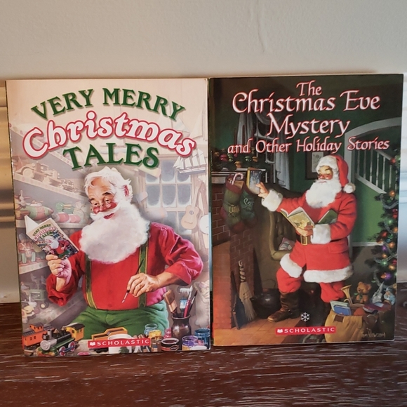 Scholastic Other - 2 Children's Christmas Books with several short stories in each